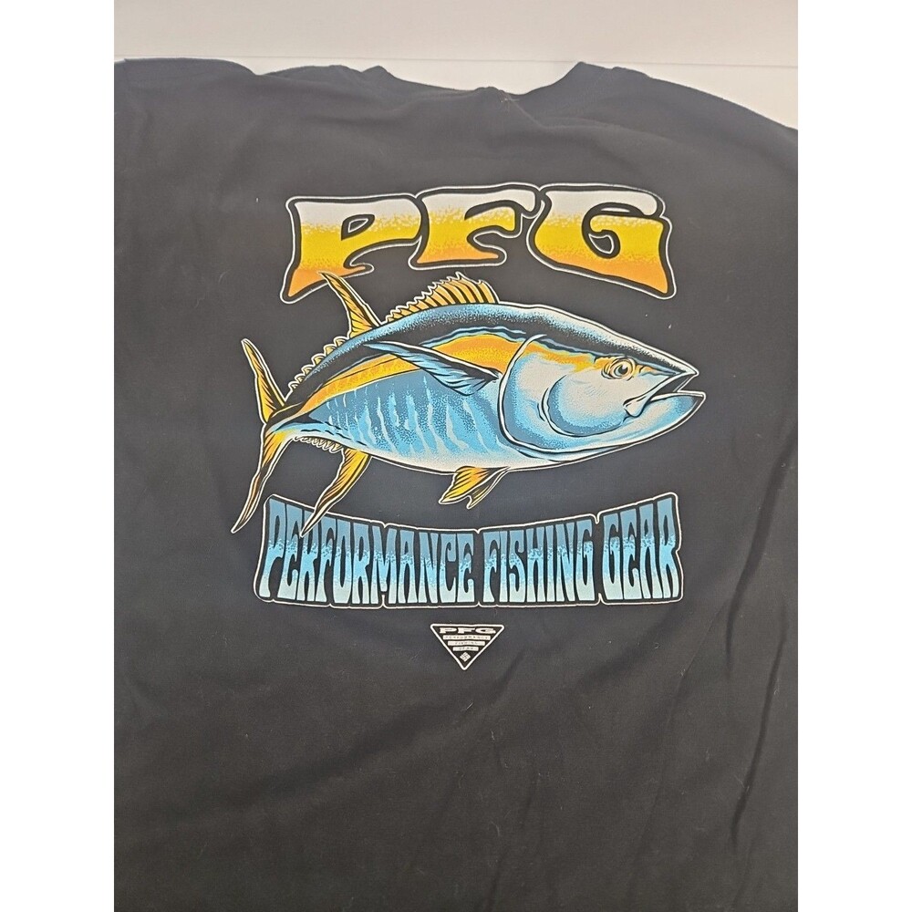 Columbia PFG (Performance Fishing Gear) Short Sleeve Tuna Graphic T-Shirt, Large